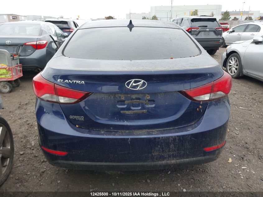 2014 Hyundai Elantra Gl VIN: 5NPDH4AE9EH487351 Lot: 12425500