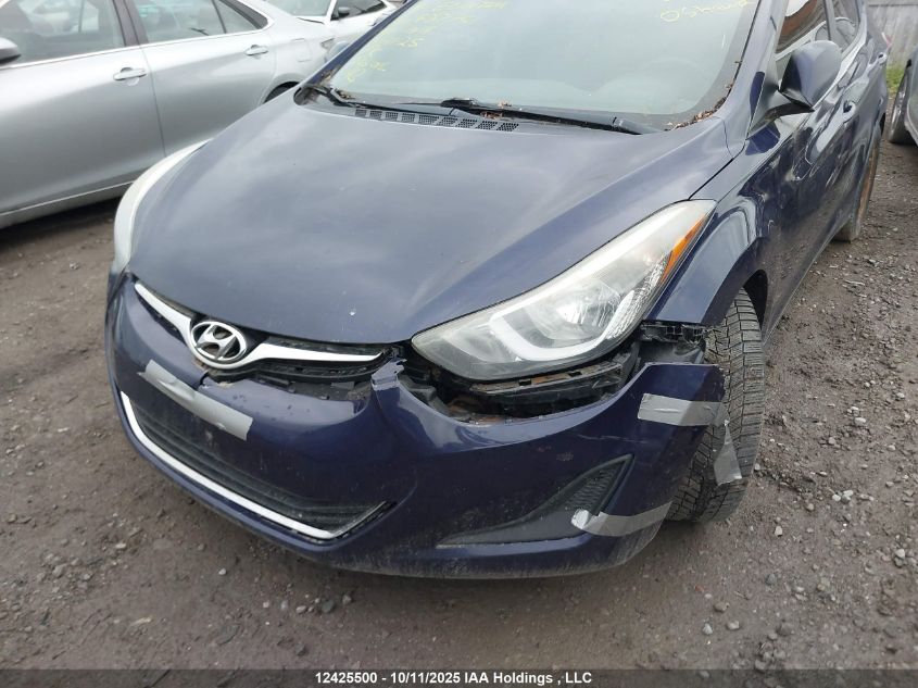 2014 Hyundai Elantra Gl VIN: 5NPDH4AE9EH487351 Lot: 12425500
