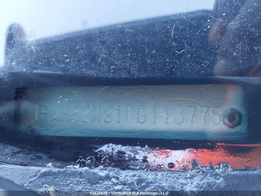 2013 Ford Taurus Police Interceptor VIN: 1FAHP2M81DG113775 Lot: 12425539