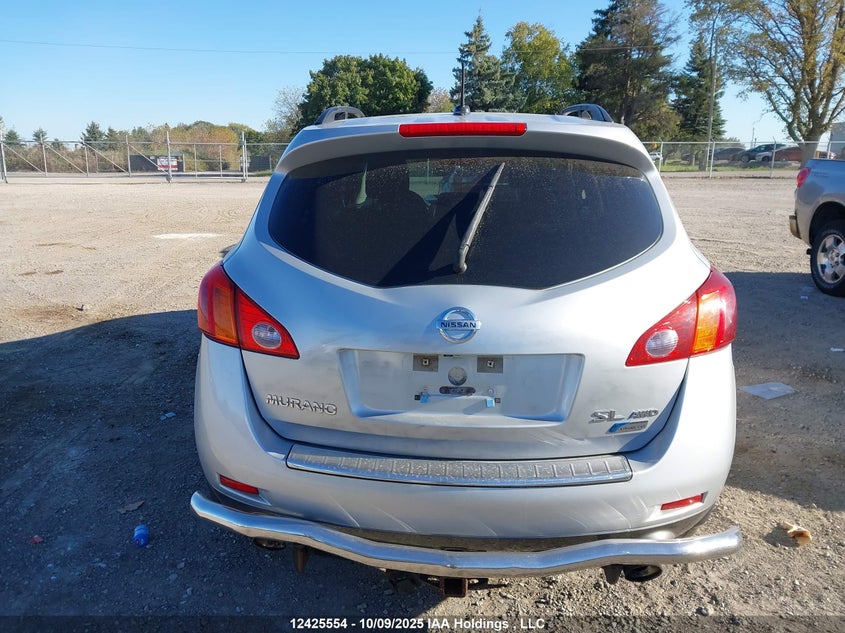 2009 Nissan Murano S/Sl/Le VIN: JN8AZ18W69W138357 Lot: 12425554