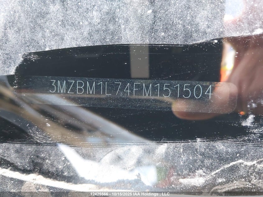 2015 Mazda 3 Touring VIN: 3MZBM1L74FM151504 Lot: 12425566