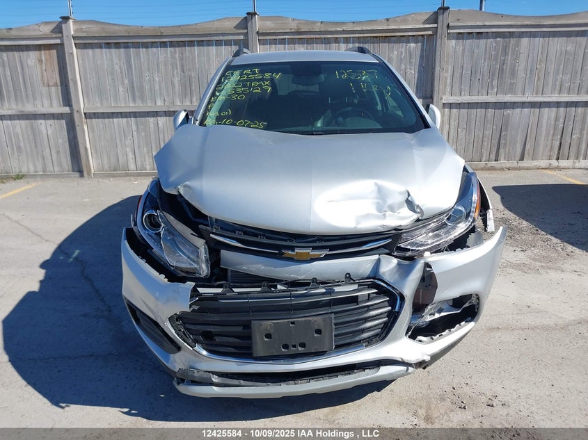 2022 Chevrolet Trax 1Lt VIN: KL7CJPSM0NB535129 Lot: 12425584