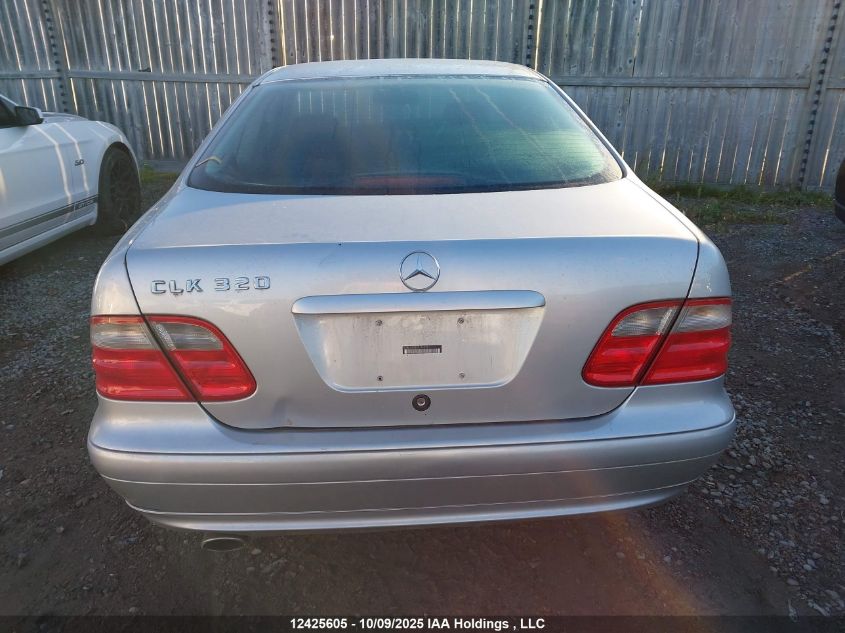 2002 Mercedes-Benz Clk 320 VIN: WDBLJ65G82F196013 Lot: 12425605