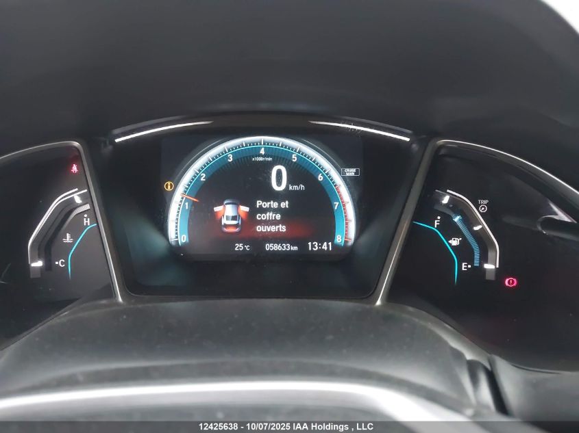 2018 Honda Civic Ex-T VIN: 2HGFC3A33JH450414 Lot: 12425638