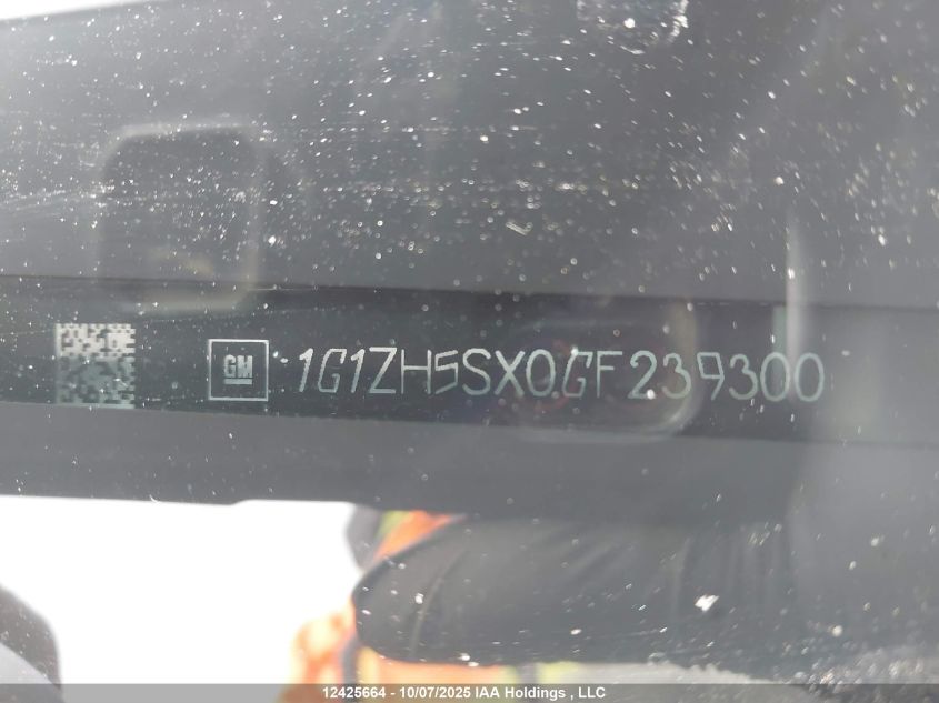 2016 Chevrolet Malibu Premier VIN: 1G1ZH5SX0GF239300 Lot: 12425664