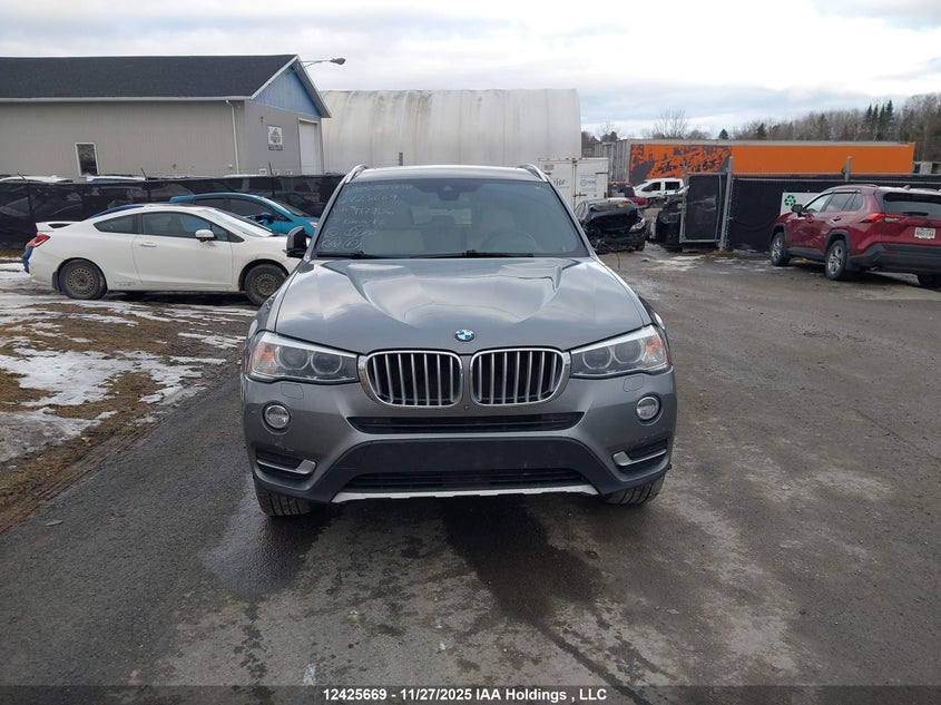 2017 BMW X3 xDrive28I VIN: 5UXWX9C54H0T13306 Lot: 12425669