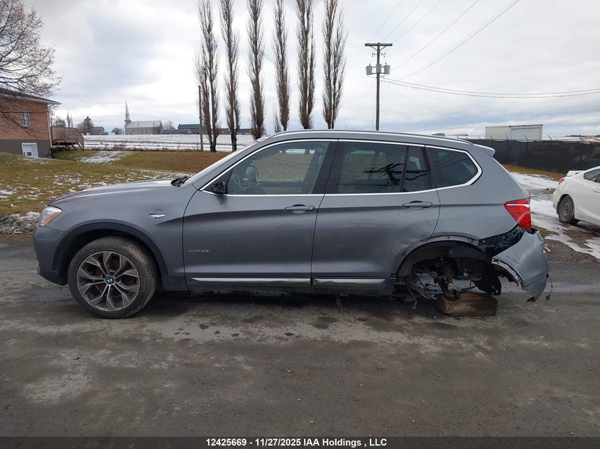 2017 BMW X3 xDrive28I VIN: 5UXWX9C54H0T13306 Lot: 12425669