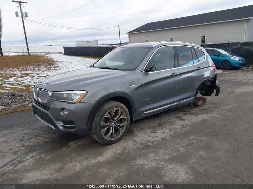 5UXWX9C54H0T13306 2017 BMW X3 photo no. 2