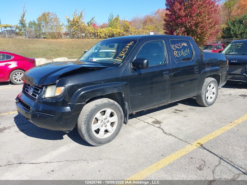 2HJYK16537H001604 2007 HONDA RIDGELINE photo no. 2