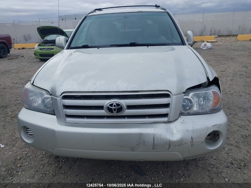 2004 Toyota Highlander VIN: JTEEP21A240005688 Lot: 12425754