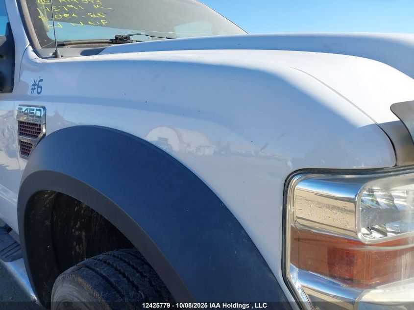 2008 Ford F450 Super Duty VIN: 1FDXF46R88EA14393 Lot: 12425779