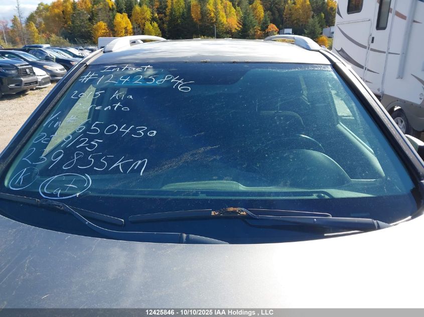 2015 Kia Sorento Lx VIN: 5XYKTDA7XFG650430 Lot: 12425846