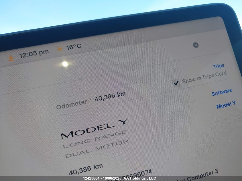 7SAYGDEE2PF596074 2023 TESLA MODEL Y photo no. 15