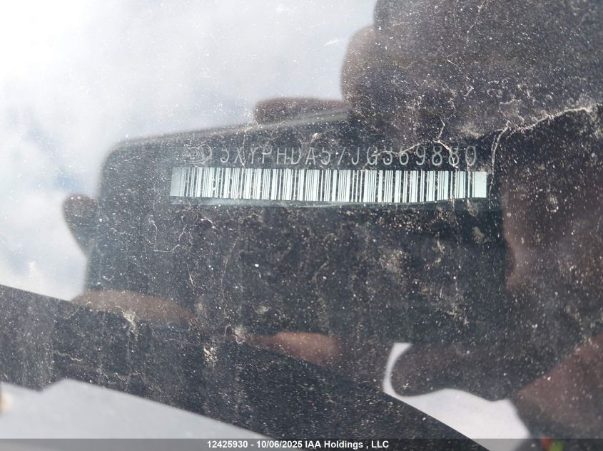 2018 Kia Sorento Ex VIN: 5XYPHDA57JG369880 Lot: 12425930