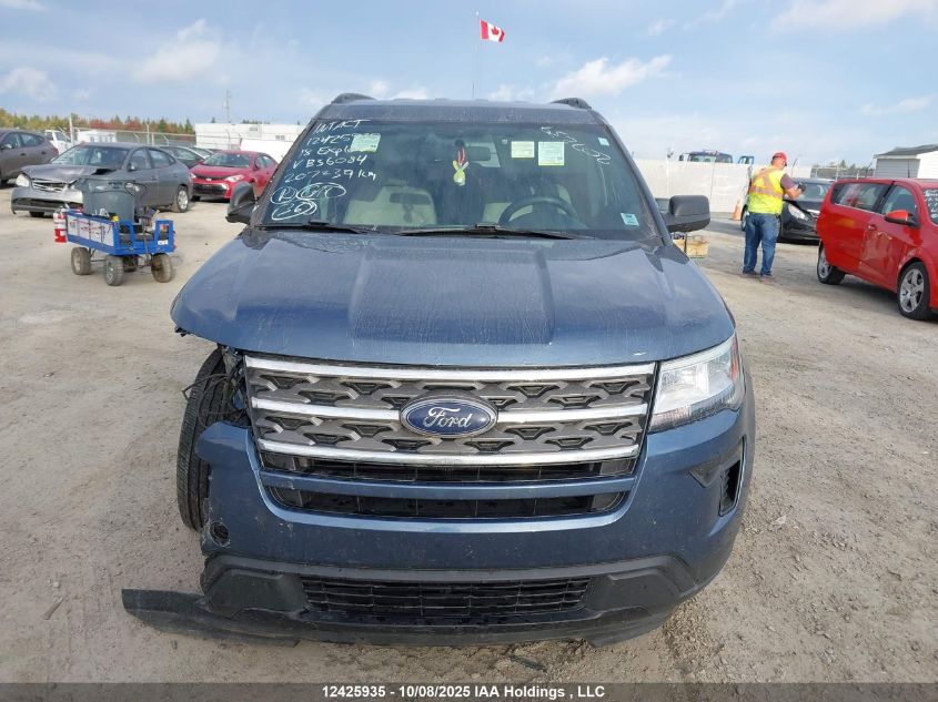 2018 Ford Explorer VIN: 1FM5K8B80JGB36084 Lot: 12425935