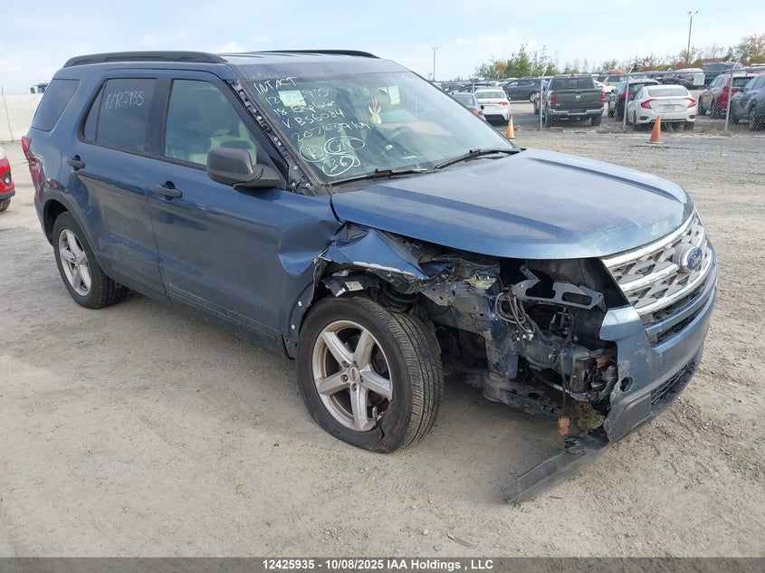 1FM5K8B80JGB36084 2018 Ford Explorer auction photo 1