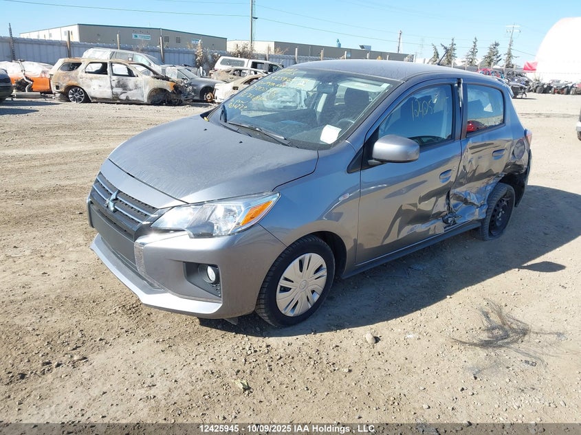 ML32AUHJ7NH000258 2022 MITSUBISHI MIRAGE photo no. 2
