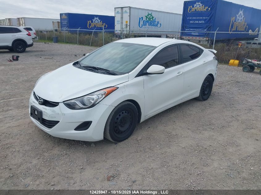 2013 Hyundai Elantra Gl VIN: 5NPDH4AE7DH315740 Lot: 12425947