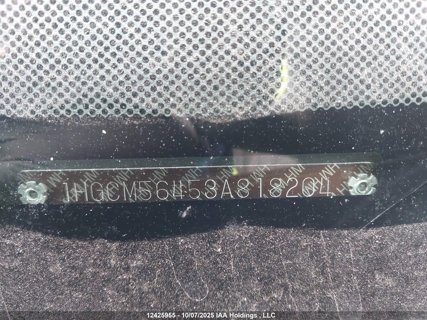 1HGCM56453A818204 2003 HONDA ACCORD photo no. 9