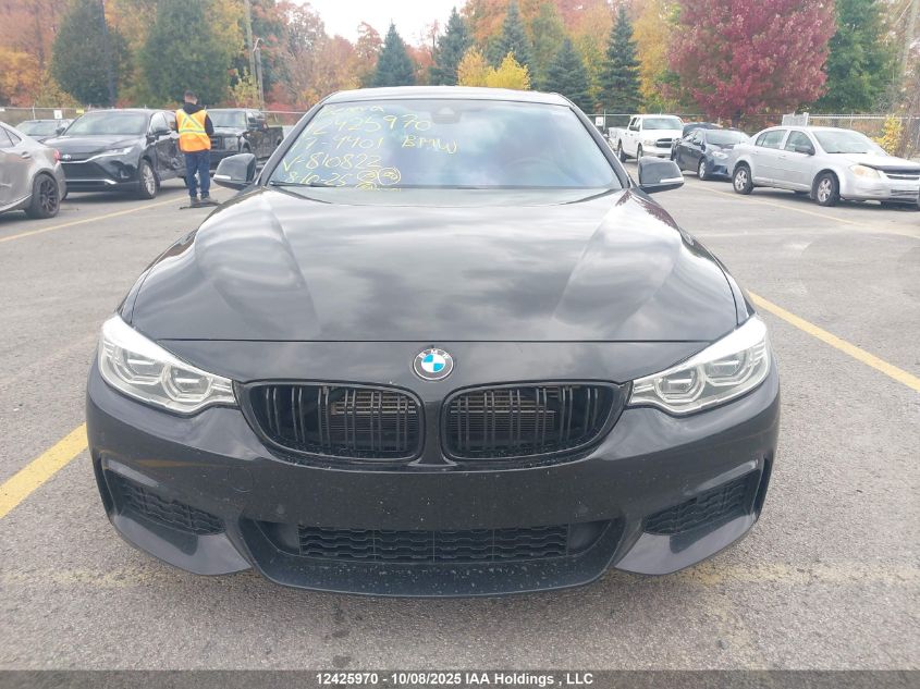 2017 BMW 440I Gran Coupe xDrive VIN: WBA4E5C36HG810822 Lot: 12425970