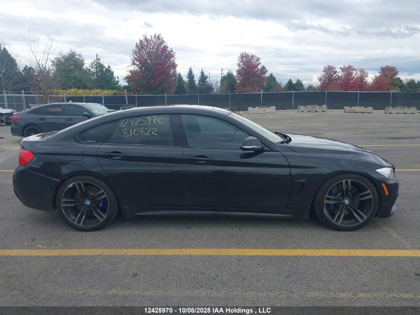 2017 BMW 440I Gran Coupe xDrive VIN: WBA4E5C36HG810822 Lot: 12425970