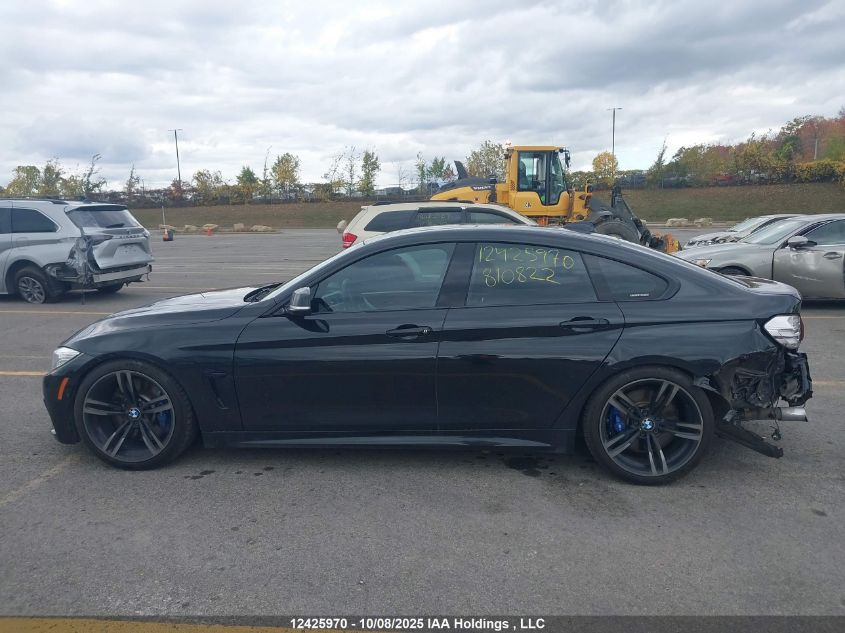 2017 BMW 440I Gran Coupe xDrive VIN: WBA4E5C36HG810822 Lot: 12425970