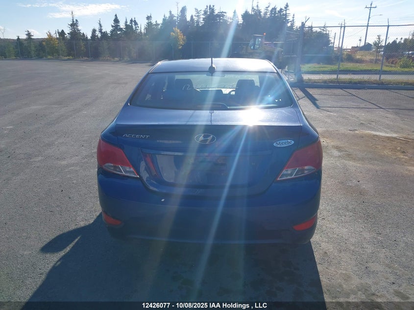 2015 Hyundai Accent Gl VIN: KMHCT4AE4FU844593 Lot: 12426077