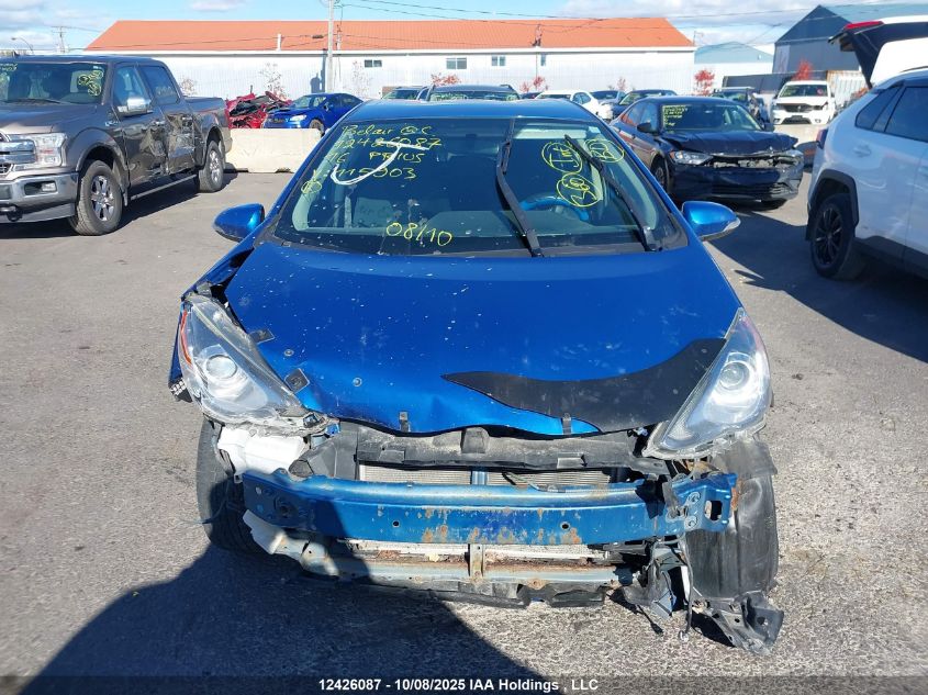 2016 Toyota Prius VIN: JTDKDTB39G1115903 Lot: 12426087