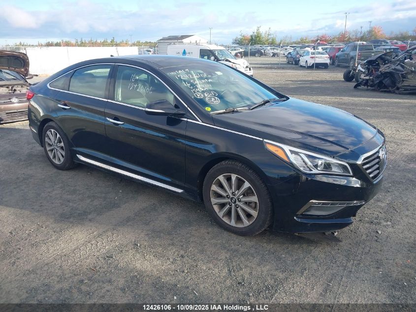 2016 Hyundai Sonata Limited VIN: 5NPE34AF5GH398214 Lot: 12426106