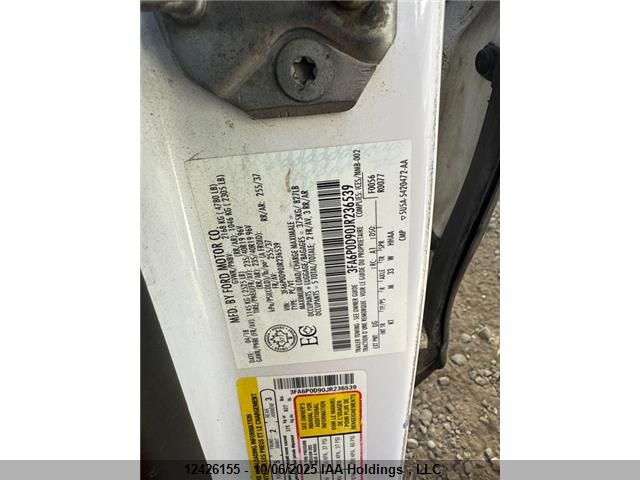 2018 Ford Fusion Titanium/Platinum VIN: 3FA6P0D90JR236539 Lot: 12426155