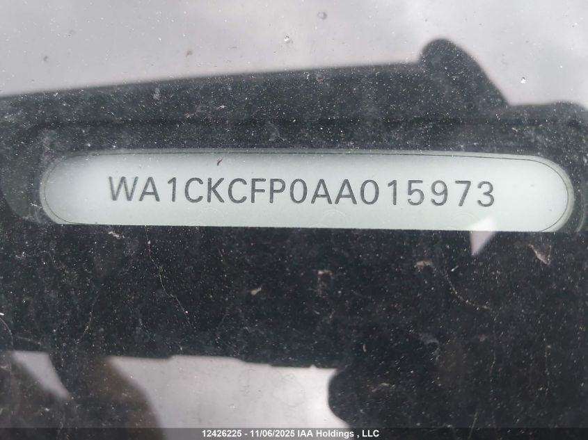 2010 Audi Q5 Premium VIN: WA1CKCFP0AA015973 Lot: 12426225