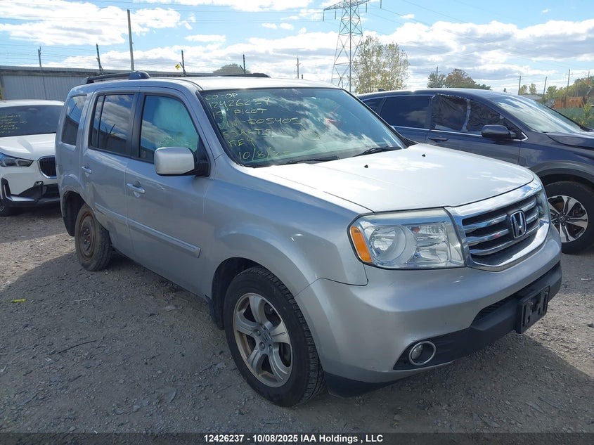 5FNYF4H62FB505405 2015 Honda Pilot Ex-L auction photo 1
