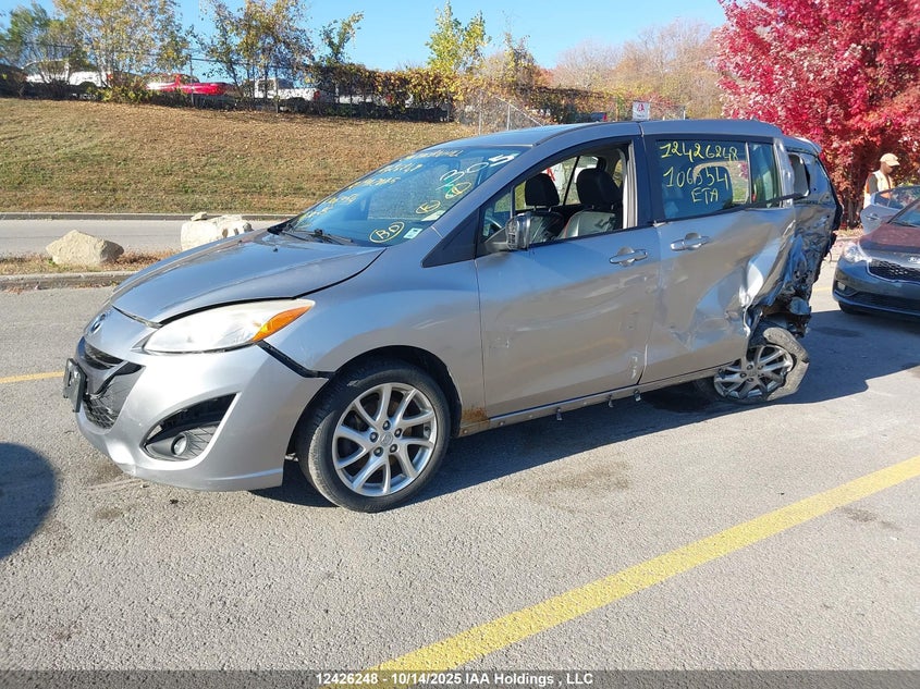 JM1CW2DL6C0106954 2012 MAZDA 5 photo no. 2