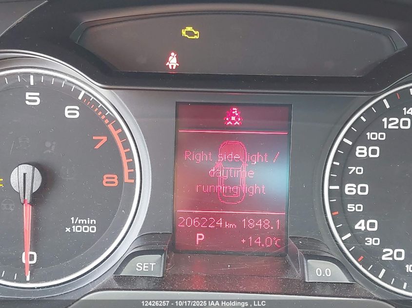 2010 Audi A4 Premium VIN: WAUBFCFL7AN020192 Lot: 12426257