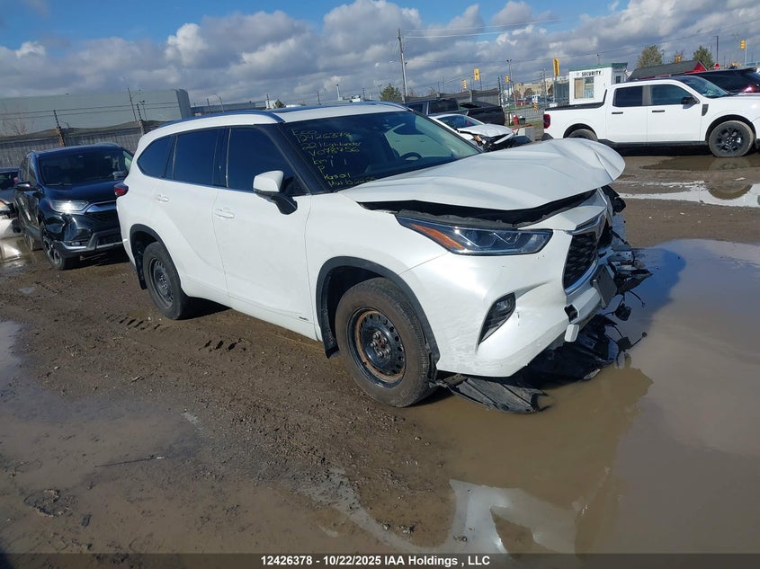5TDEBRCH0NS078756 2022 Toyota Highlander Hybrid Limited auction photo 1