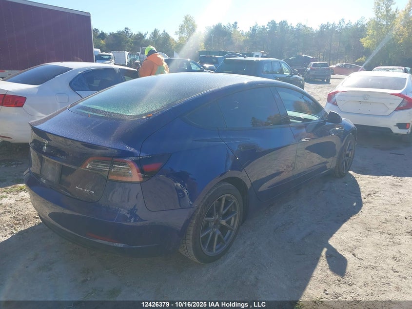 5YJ3E1EB5NF117483 2022 TESLA MODEL 3 photo no. 4