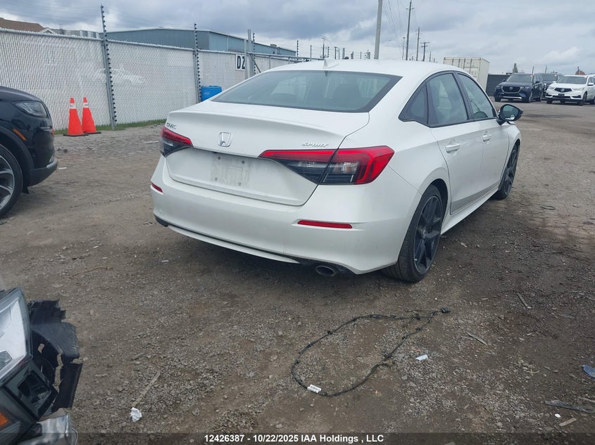Vin: 2hgfe2f50ph106692, lot: 2808383, honda civic sport/sport-b 20234
