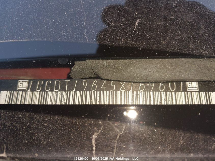 2005 Chevrolet Colorado VIN: 1GCDT196458169601 Lot: 12426400