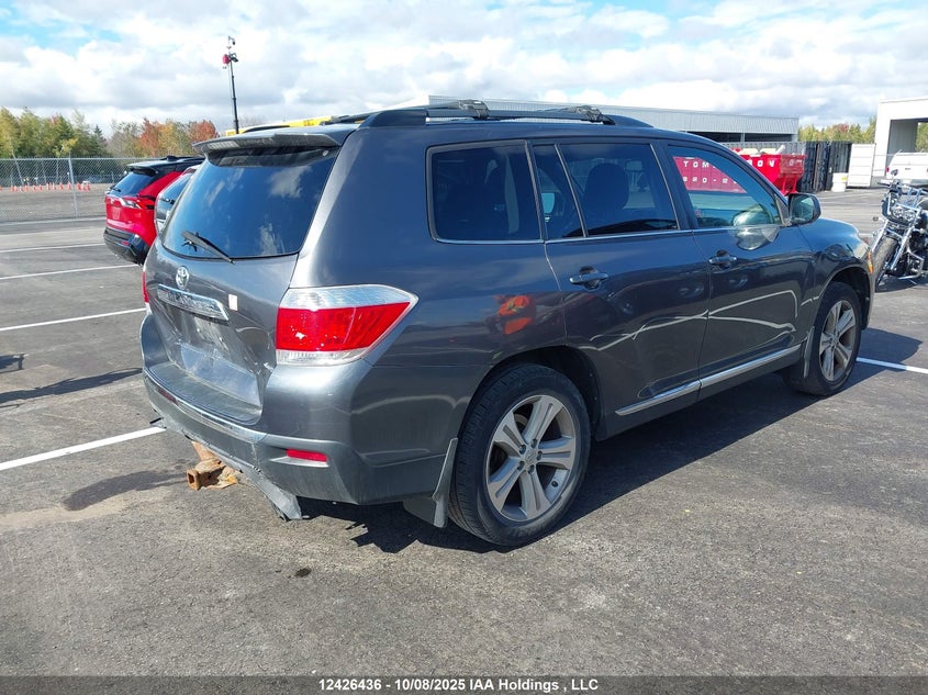 5TDBK3EH3CS146848 2012 TOYOTA HIGHLANDER photo no. 4