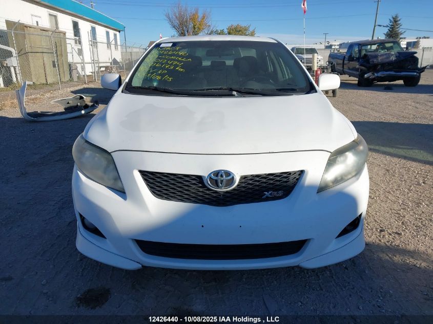 2009 Toyota Corolla Xrs Xrs VIN: 2T1BE40E49C012474 Lot: 12426440