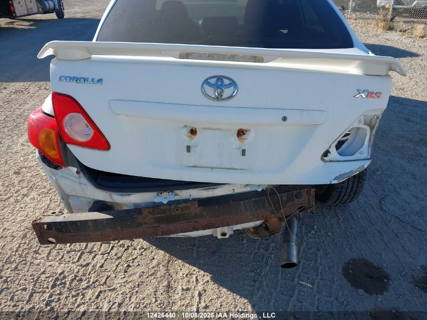 2009 Toyota Corolla Xrs Xrs VIN: 2T1BE40E49C012474 Lot: 12426440