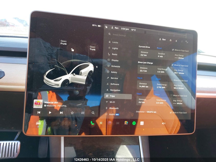 2018 Tesla Model 3 VIN: 5YJ3E1EB9JF182542 Lot: 12426463