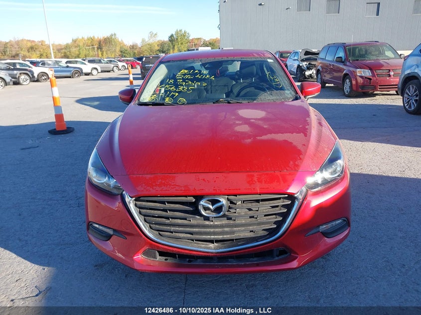 2018 Mazda Mazda3 VIN: JM1BN1V76J1156335 Lot: 12426486