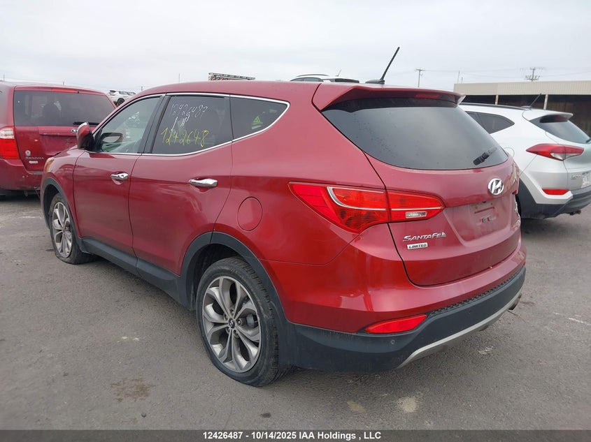 5XYZUDLA1DG108053 2013 HYUNDAI SANTA FE photo no. 3