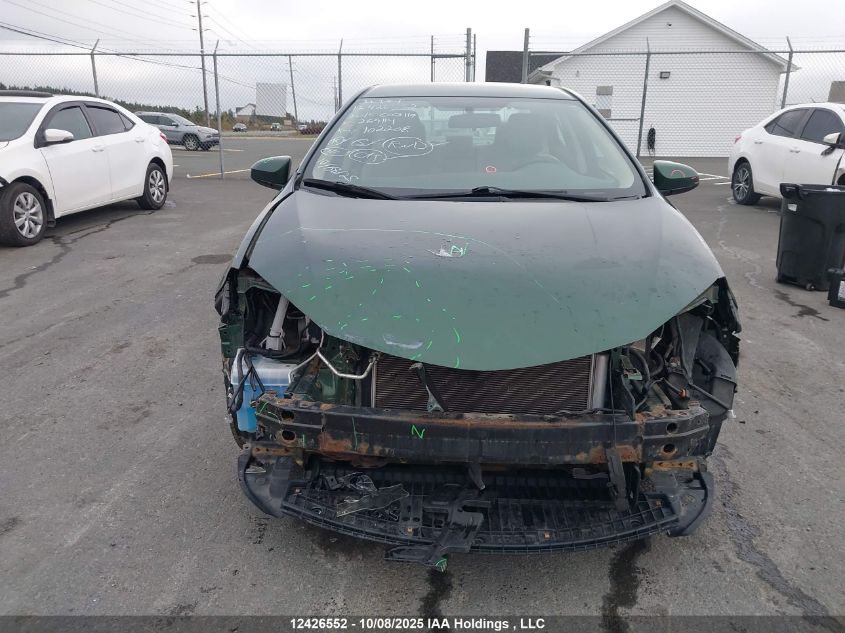 2015 Toyota Corolla Le VIN: 2T1BURHE9FC269114 Lot: 12426552