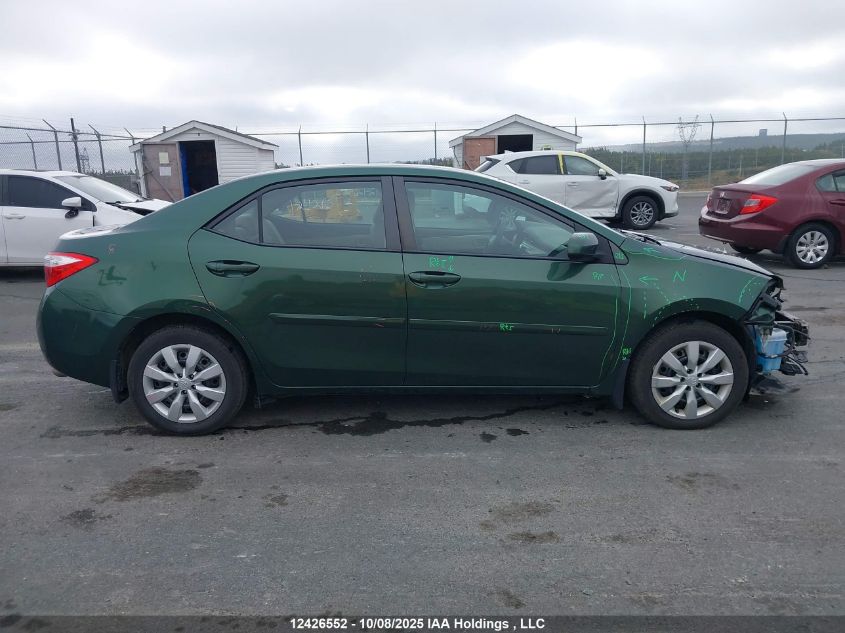 2015 Toyota Corolla Le VIN: 2T1BURHE9FC269114 Lot: 12426552