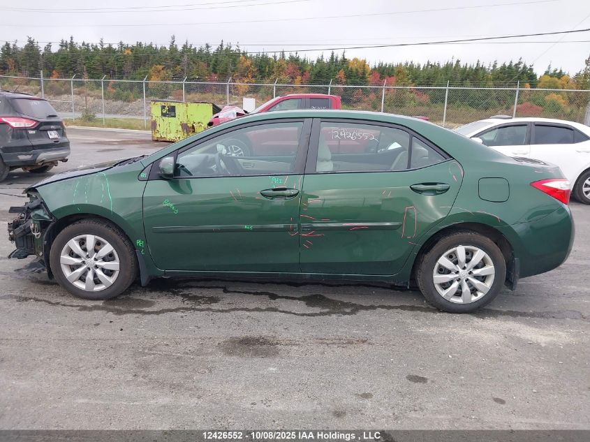 2015 Toyota Corolla Le VIN: 2T1BURHE9FC269114 Lot: 12426552