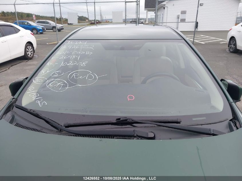 2015 Toyota Corolla Le VIN: 2T1BURHE9FC269114 Lot: 12426552