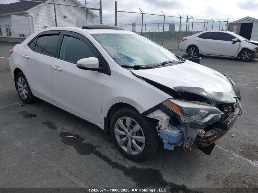 2015 Toyota Corolla S VIN: 2T1BURHE2FC352660 Lot: 12426571