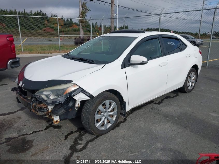 2015 Toyota Corolla S VIN: 2T1BURHE2FC352660 Lot: 12426571